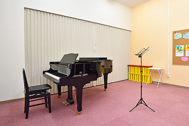 カワイ音楽教室ミュージックスクールゆいの杜のレッスン室