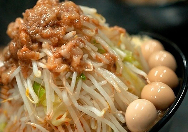 ラーメンのアップ写真